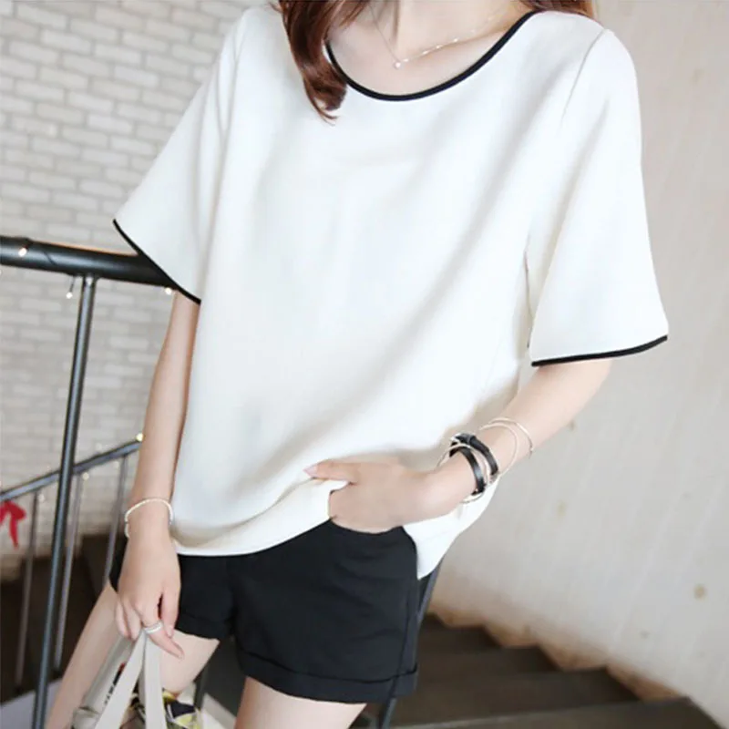 Wholesale 2021 summer new female T-shirt student short sleeve jacket Korean solid color large size half sleeve base shirt
Wholesale 2021 summer new female T-shirt student short sleeve jacket Korean solid color large size half sleeve base shirt