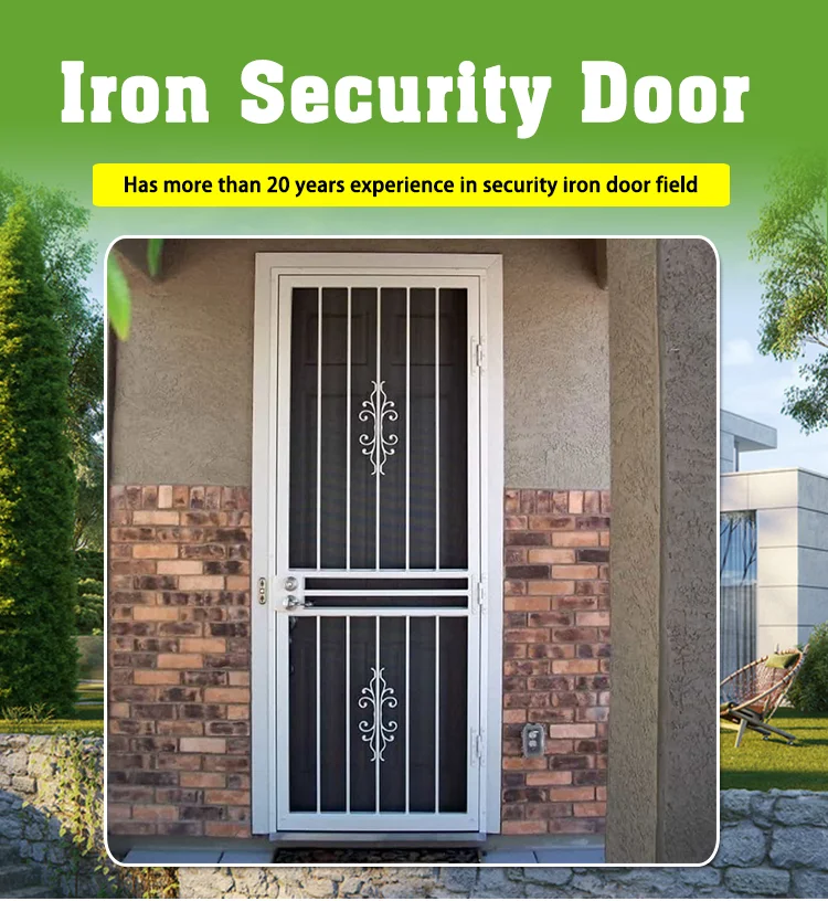 2021 Latest design stainless steel security doors used exterior steel doors for sale