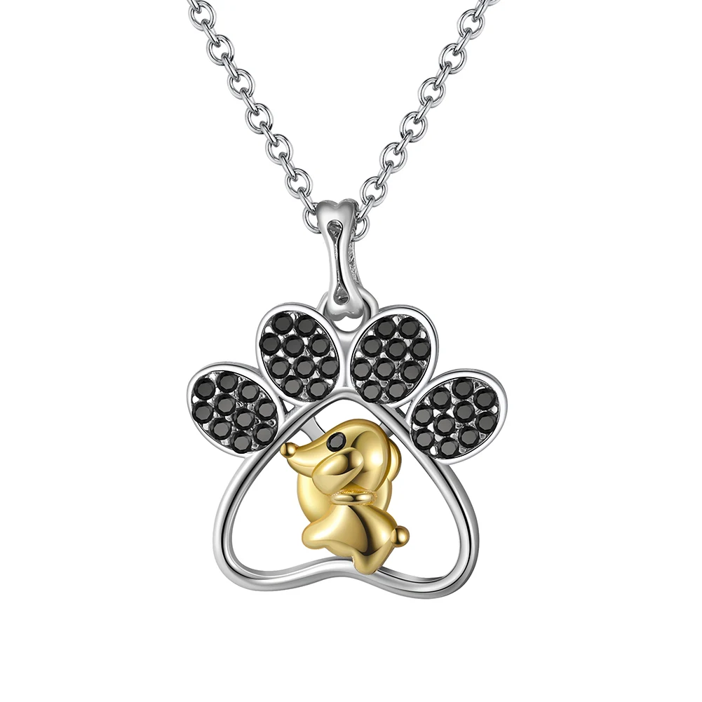 RINNTIN EQN30 Fashion Women Jewelry Trendy Gift Cute Dog Paw 925 Sterling Silver Pendant Necklaces
RINNTIN EQN30 Fashion Women Jewelry Trendy Gift Cute Dog Paw 925 Sterling Silver Pendant Necklaces
