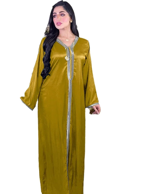 Foma Clothing AB010 New arrival lady elegant long sleeve islamic dress women abaya muslim dresses, As picture shown
Foma Clothing AB010 New arrival lady elegant long sleeve islamic dress women abaya muslim dresses, As picture shown