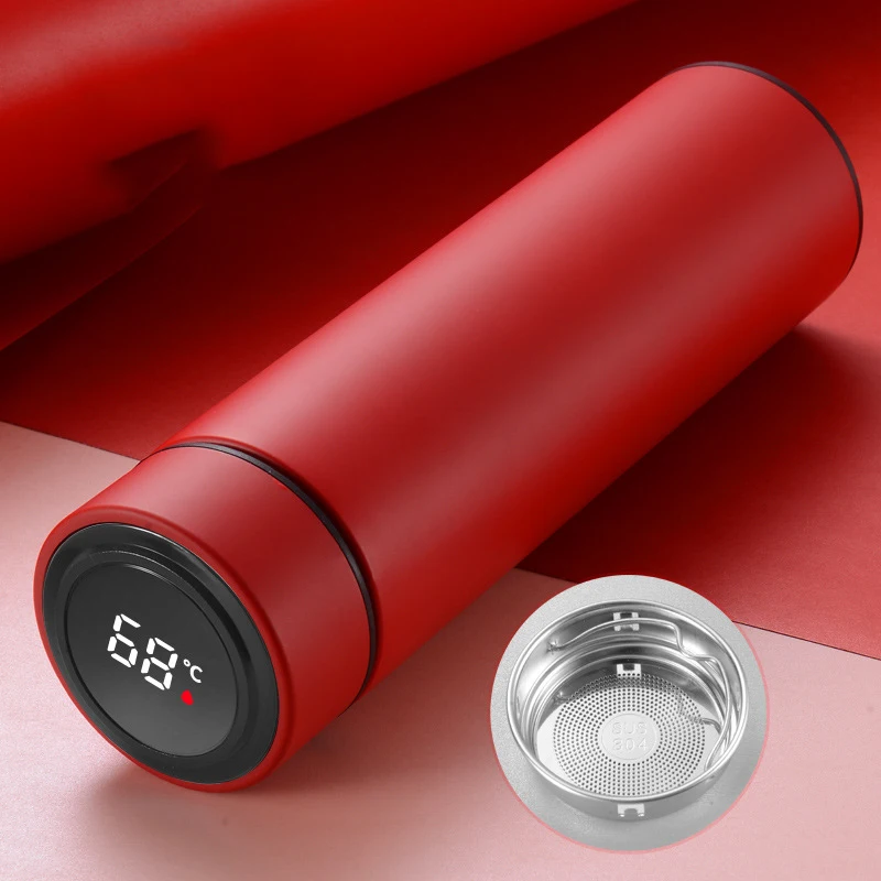 High Quality 304 Stainless Steel Water Bottle 500ml Double Wall Logo Custom Vacuum Water Bottle With thermostat, As picture
High Quality 304 Stainless Steel Water Bottle 500ml Double Wall Logo Custom Vacuum Water Bottle With thermostat, As picture