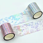 Xiongfei factory direct sales china supplier washi paper printing gold foil PET film transparent roll tape
