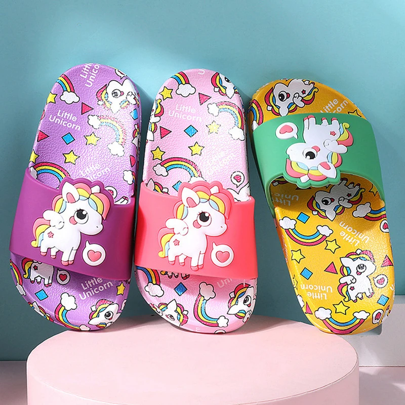 Kids Slippers New Summer Rainbow Boys Girls Slippers PVC Non-slip Children Beach Shoes Baby Home Sandals Kids Flip Flops
Kids Slippers New Summer Rainbow Boys Girls Slippers PVC Non-slip Children Beach Shoes Baby Home Sandals Kids Flip Flops