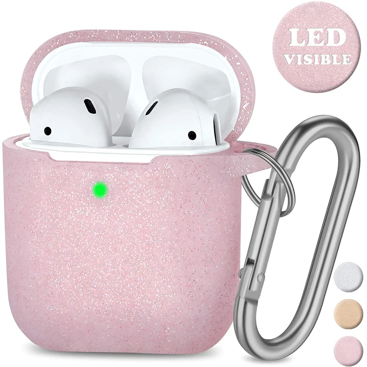 HOCAYU Soft Matte Protector For Apple Airpods 1 2 Case Bling Giltter Key Chain Cover Anti-Drop Resistant For Airpods Accessories
HOCAYU Soft Matte Protector For Apple Airpods 1 2 Case Bling Giltter Key Chain Cover Anti-Drop Resistant For Airpods Accessories