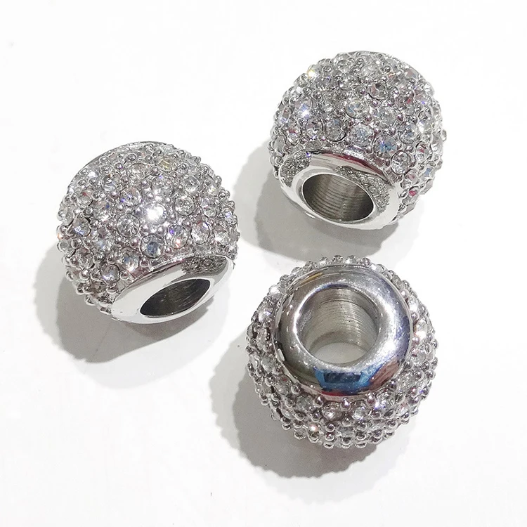 K125 Wholesale Zircon Stainless Steel DIY Bulk CZ Beads Women Accessories Fashion Jewelry Pendants Charms for Jewelry Making
K125 Wholesale Zircon Stainless Steel DIY Bulk CZ Beads Women Accessories Fashion Jewelry Pendants Charms for Jewelry Making