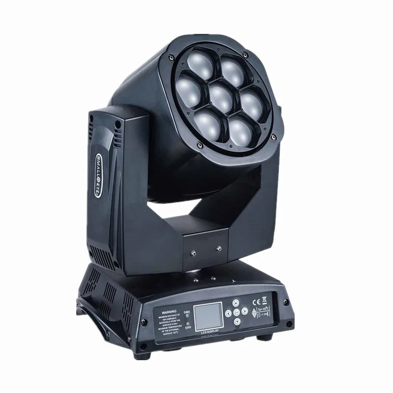 HOT HOT HOT!!!7*15w mini bee eyes LED moving head stage light for show party DJ performance, Rgbw