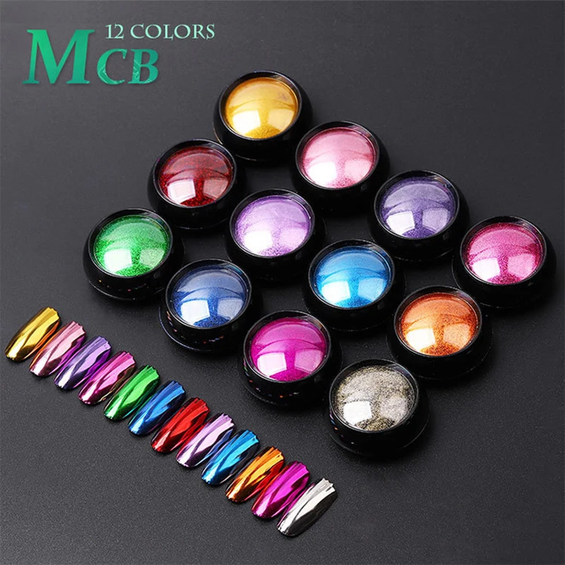 2021 Holographic Plating Mirror Titanium Nail Powder Pigment Chrome Nail Powder Glitter, As pictures
2021 Holographic Plating Mirror Titanium Nail Powder Pigment Chrome Nail Powder Glitter, As pictures