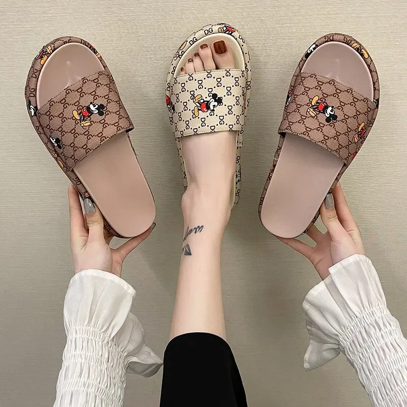 2021 summer new women's outdoor platform sponge cake bottom cartoon casual sandals slippers, Creamy-white,dark brown
2021 summer new women's outdoor platform sponge cake bottom cartoon casual sandals slippers, Creamy-white,dark brown