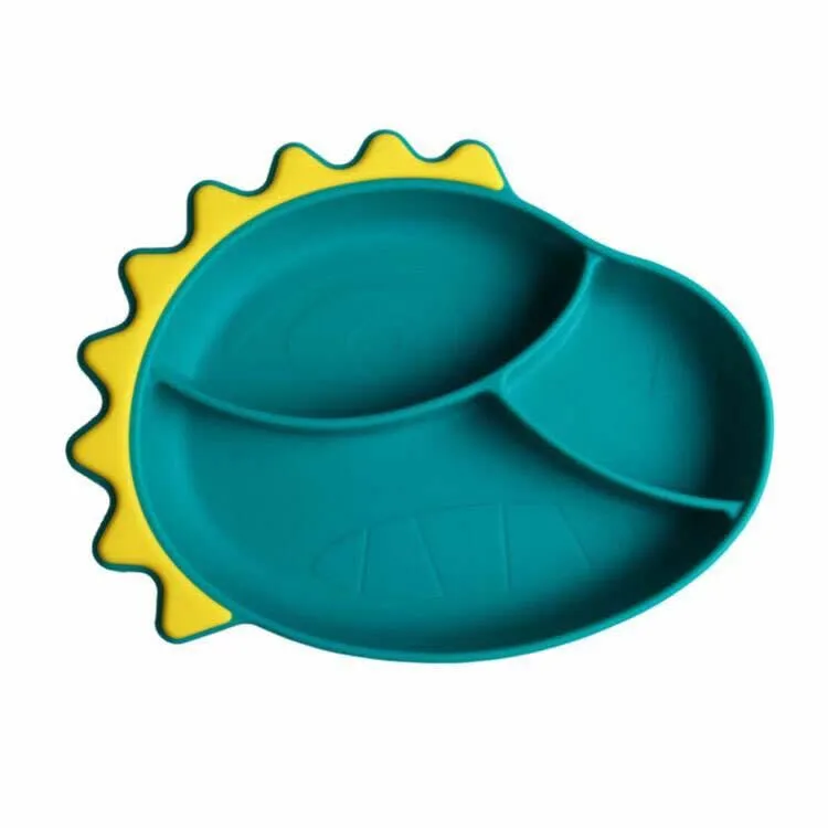 Free Sample Baby Silicone Dinner Plate Bowl Spoon Set Dinosaur Cartoon Children's Plate
Free Sample Baby Silicone Dinner Plate Bowl Spoon Set Dinosaur Cartoon Children's Plate