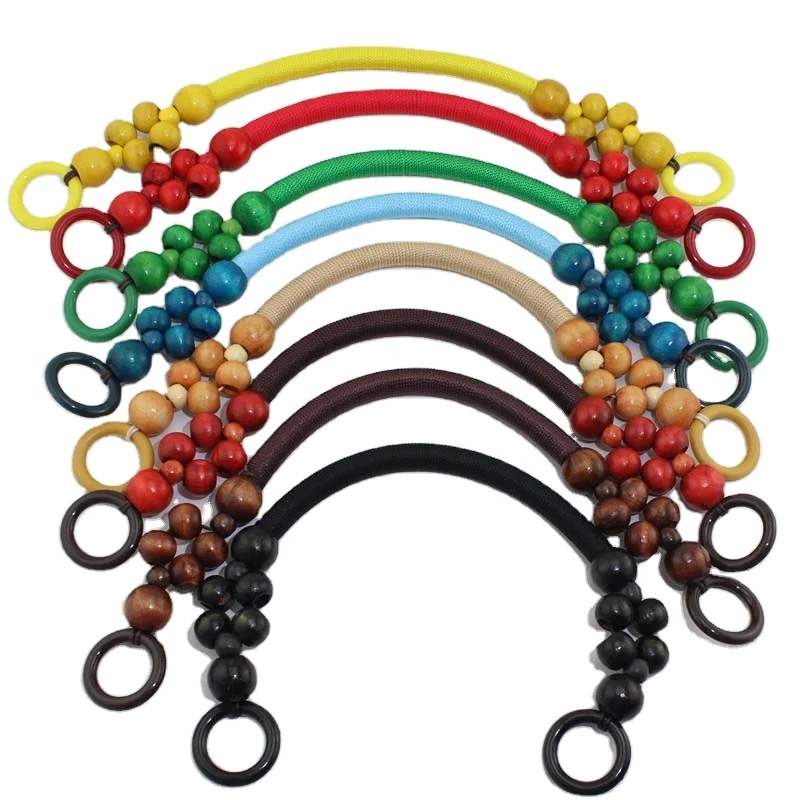 Nolvo World 10 Colors 47cm Long Wood Beads Rope Handles For Handmade bags,Charming Bead Rope Bag Handle
Nolvo World 10 Colors 47cm Long Wood Beads Rope Handles For Handmade bags,Charming Bead Rope Bag Handle