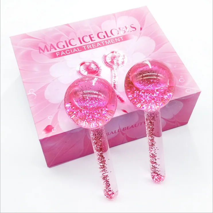 2pcs set Ice Globe Hot Selling Facial Massage Roller Magic Beauty Products Glass Ice Globe Facial roller for face, Custom gel color
2pcs set Ice Globe Hot Selling Facial Massage Roller Magic Beauty Products Glass Ice Globe Facial roller for face, Custom gel color
