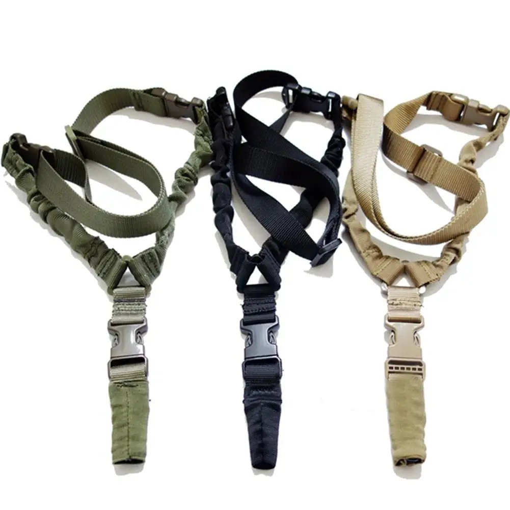 Eagle aim Tactical 1 Point Adjustable Slingshot Rifle Gun Sling Strap for Hunting, Black / tan / green
Eagle aim Tactical 1 Point Adjustable Slingshot Rifle Gun Sling Strap for Hunting, Black / tan / green
