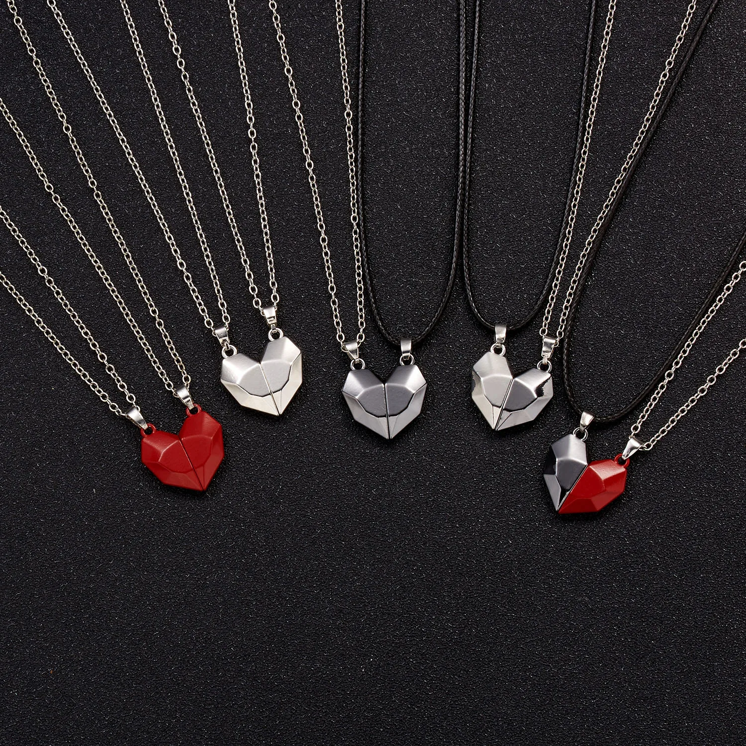 Magnetic Necklace Couples Lovers Heart Pendant Gothic Punk Style For Wedding Lovers Couples Valentine's Day gift Gifts, Gold
Magnetic Necklace Couples Lovers Heart Pendant Gothic Punk Style For Wedding Lovers Couples Valentine's Day gift Gifts, Gold
