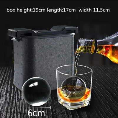 LOVE'N LV461B Whiskey ice ball mold refrigerator mix wine creative ice grid silicone mold
LOVE'N LV461B Whiskey ice ball mold refrigerator mix wine creative ice grid silicone mold