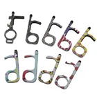 New Mobile Phone Stand Hygiene Hand No Contact Clean Key Door Opener Key Chain Keychain With Bottle Opener