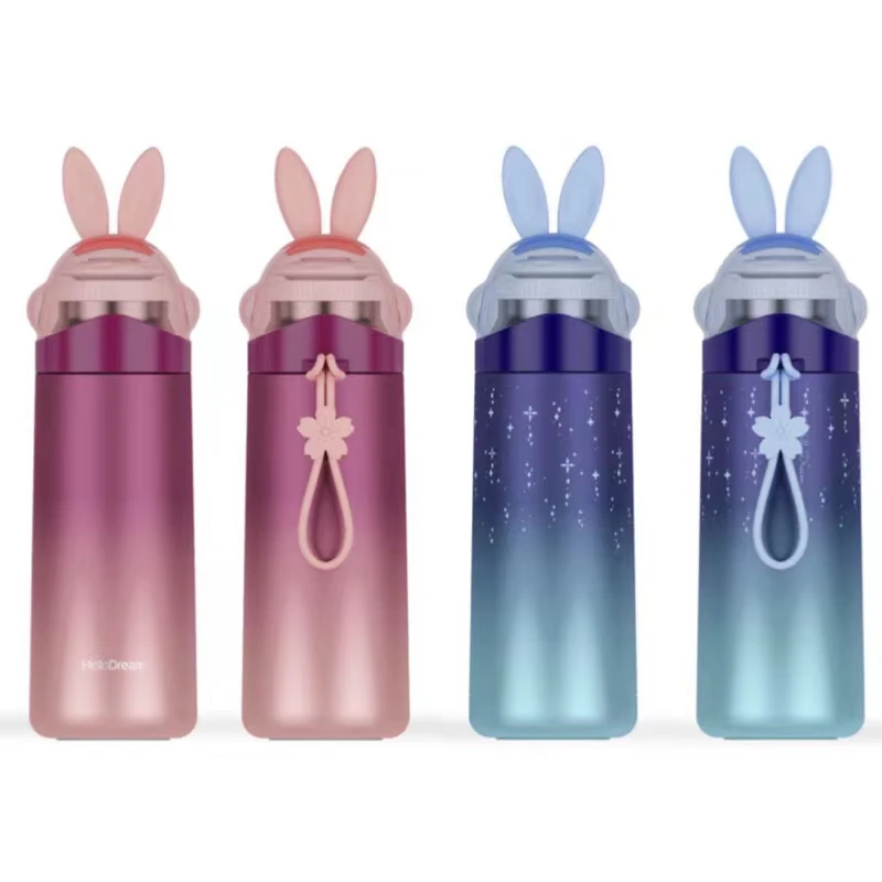 High Quality Stainless Steel Portable Cute Rabbit Cover Colorful Sports Gift Cup Vacuum Insulation Cup for Girls
High Quality Stainless Steel Portable Cute Rabbit Cover Colorful Sports Gift Cup Vacuum Insulation Cup for Girls