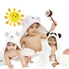 Best Quality hooded baby bath towels animal customized face towel
