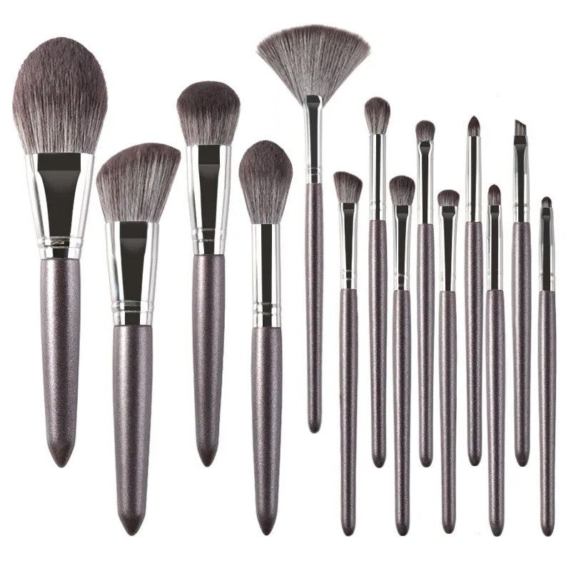 ODM Bursten kosmetik cosmetics brush kit 14 pcs synthetic hair makeup brushes professional makeup brush set, Brown/green
ODM Bursten kosmetik cosmetics brush kit 14 pcs synthetic hair makeup brushes professional makeup brush set, Brown/green