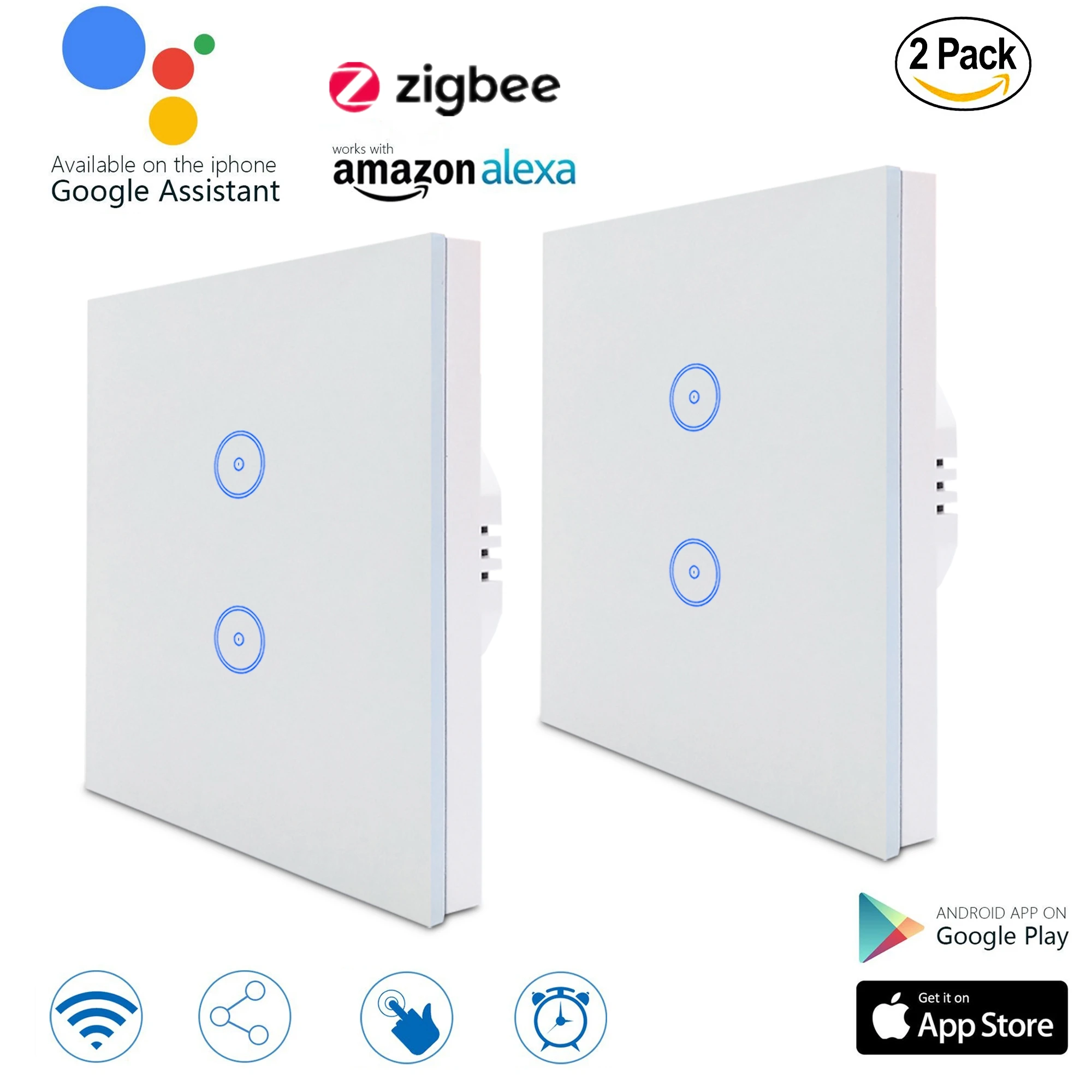 xenon tuya 3gang uk/eu zigbee on/off switch s