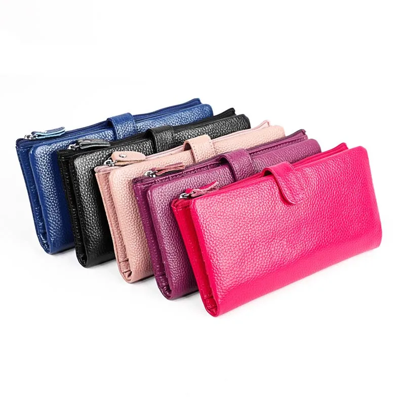 Rfid Blocking Women Wallet Genuine Leather Ladies Long Wallet Womens Wallets And Purses Coin Purse Girl Clutch Bag Cartera Mujer
Rfid Blocking Women Wallet Genuine Leather Ladies Long Wallet Womens Wallets And Purses Coin Purse Girl Clutch Bag Cartera Mujer