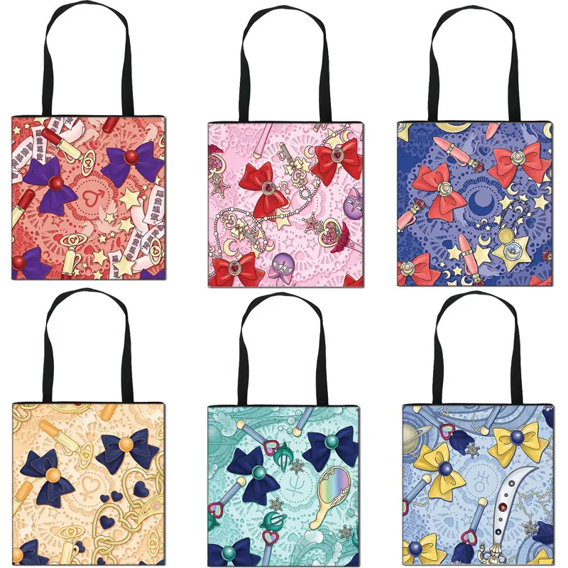 Lovely Bowknot Totes Bag Women Magic Stick Handbag Monet Girls Bowknot Canvas Shoulder Bag For Travel Shopping Bags, Black
Lovely Bowknot Totes Bag Women Magic Stick Handbag Monet Girls Bowknot Canvas Shoulder Bag For Travel Shopping Bags, Black