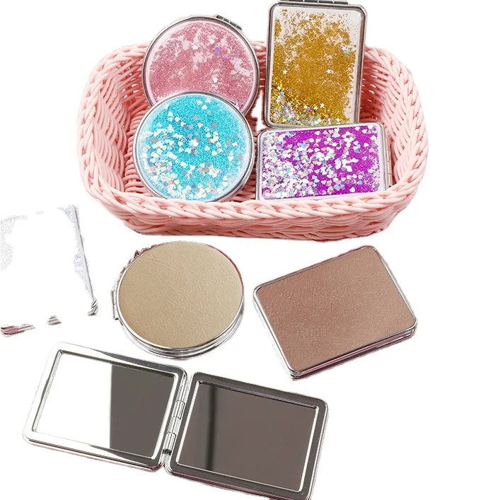 Promotional Folding Portable Custom Made Logo Private Pocket mini Double Sided Square Glitter Mirror in makeup mirror, Pink, gold, blue, silver, purple
Promotional Folding Portable Custom Made Logo Private Pocket mini Double Sided Square Glitter Mirror in makeup mirror, Pink, gold, blue, silver, purple