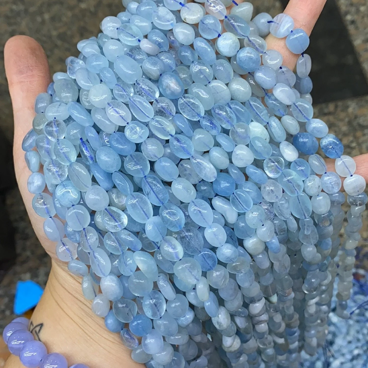 8-10mm Natural Aquamarine Healing Energy Beads for Jewelry Making Aquamarine Irregular Shape Gemstone Beads 15", 100% natural color
8-10mm Natural Aquamarine Healing Energy Beads for Jewelry Making Aquamarine Irregular Shape Gemstone Beads 15", 100% natural color