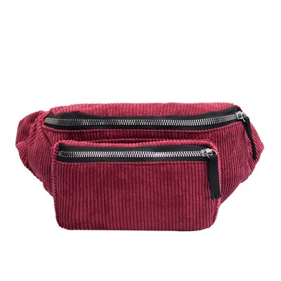 Wholesale waist bag custom LOGO fashion corduroy travel sports fan messenger bag waist bag running, 4 colors
Wholesale waist bag custom LOGO fashion corduroy travel sports fan messenger bag waist bag running, 4 colors