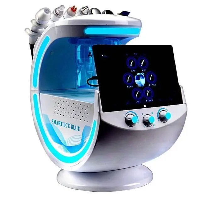 7 in 1 Intelligent ice blue skin care beauty machine with skin analyzer deep cleansing anti-aging oxygen jet peeling
7 in 1 Intelligent ice blue skin care beauty machine with skin analyzer deep cleansing anti-aging oxygen jet peeling