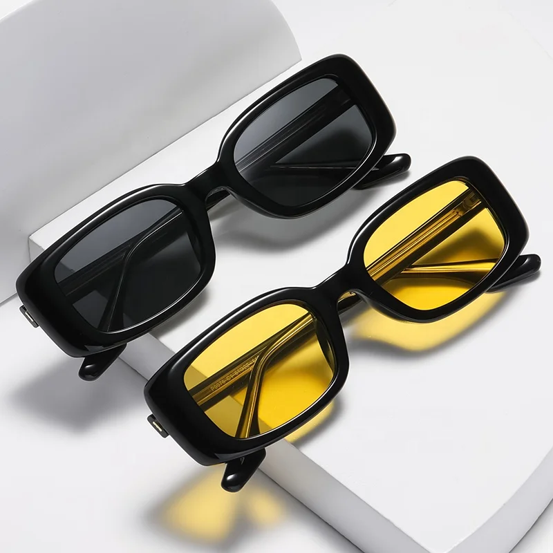 Fashionable Vintage Black Square Womens Sunglasses Wholesale TR90 Frame Metal Temple Rectangular Men Sun Glasses
Fashionable Vintage Black Square Womens Sunglasses Wholesale TR90 Frame Metal Temple Rectangular Men Sun Glasses