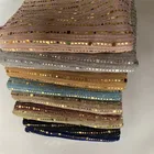High quality sparkle sequin fashion muslim hijab scarf shawl