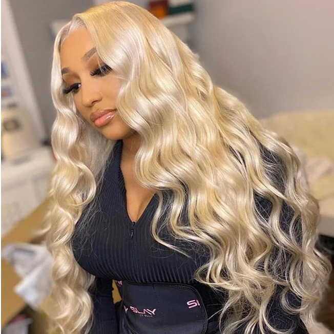 Factory Wholesale 13X4 Deep Parting Natural Human Hair Wigs Human Hair Lace Front Blonde 613 Lace Front Wig Human Hair Wig
Factory Wholesale 13X4 Deep Parting Natural Human Hair Wigs Human Hair Lace Front Blonde 613 Lace Front Wig Human Hair Wig
