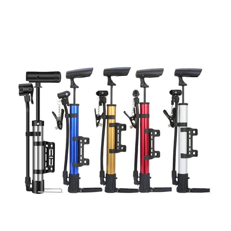 Mini portable manual ball air pump aluminum alloy bicycle pump, White/red/purple/blue/black/gold/green
Mini portable manual ball air pump aluminum alloy bicycle pump, White/red/purple/blue/black/gold/green