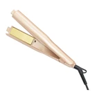 Factory Best Tourmaline 360 degree rotation 2 in 1 hair straightener and curler
