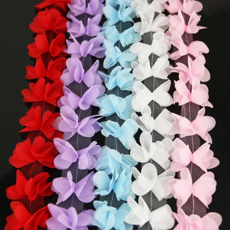 (140 pieces/lot) 50mm width Butterfly Chiffon lace fabric Webbing Decoration Love gift ribbons crafts
(140 pieces/lot) 50mm width Butterfly Chiffon lace fabric Webbing Decoration Love gift ribbons crafts