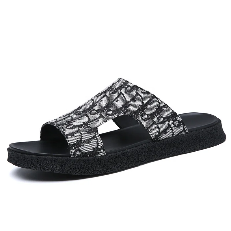 2021 spring and summer new soft bottom outer wear pattern men's slippers European and American large size wholesale, Black
2021 spring and summer new soft bottom outer wear pattern men's slippers European and American large size wholesale, Black