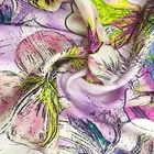 wholesale custom 16mm 114cm double-sided printing twill 100% pure silk fabric for scarf