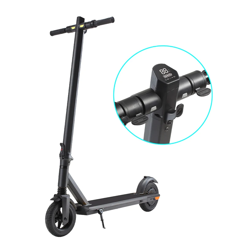 electric scooter foldable two wheels e scooter adult E8 with light and ebell 250W 8 inch kick scooter, Black
electric scooter foldable two wheels e scooter adult E8 with light and ebell 250W 8 inch kick scooter, Black