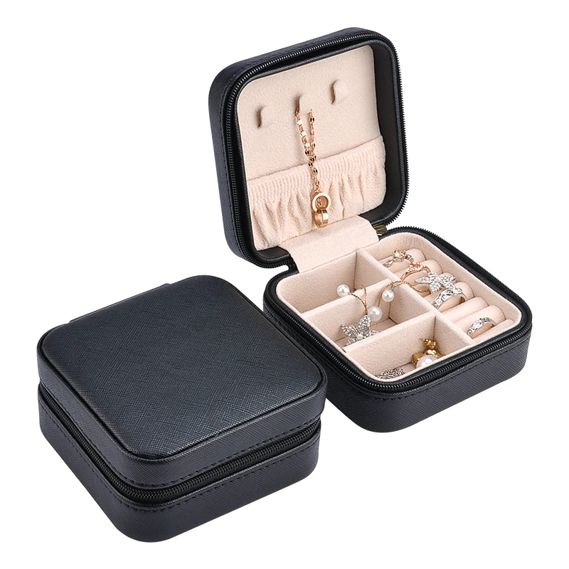 Luxury Custom Logo Storage Jewellery Box Gift Organizer Case Ring Earring Travel Packaging jewellery box leather, Black/pink/blue
Luxury Custom Logo Storage Jewellery Box Gift Organizer Case Ring Earring Travel Packaging jewellery box leather, Black/pink/blue