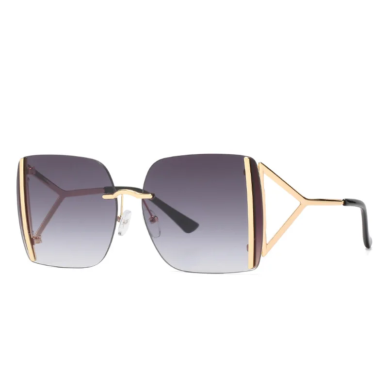 Nice Qualtiy Fashion Brand Designer Oversized Big Frame Gradient Color UV400 Vintage Metal Sunglasses Women 2021 lentes de sol
Nice Qualtiy Fashion Brand Designer Oversized Big Frame Gradient Color UV400 Vintage Metal Sunglasses Women 2021 lentes de sol