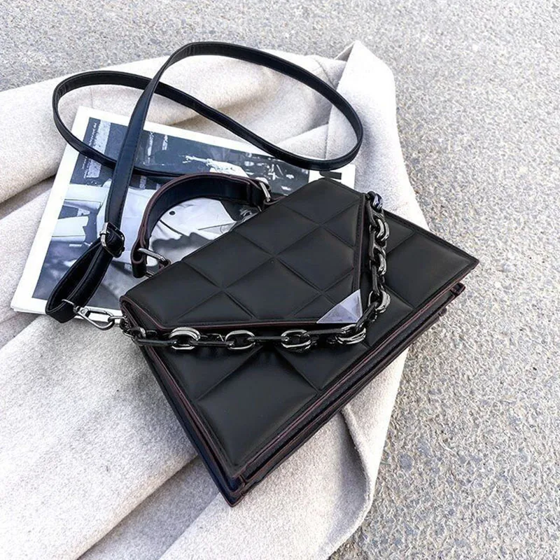 Hot selling fashion pu leather ladies chain handbags solid color shoulder crossbody purses for women, 6 colors 
Hot selling fashion pu leather ladies chain handbags solid color shoulder crossbody purses for women, 6 colors