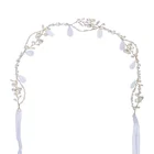 Fashion Hair Jewelry Headwear Handmade Hollow Pearl Hair Ornaments Original Design Wedding Headpiece