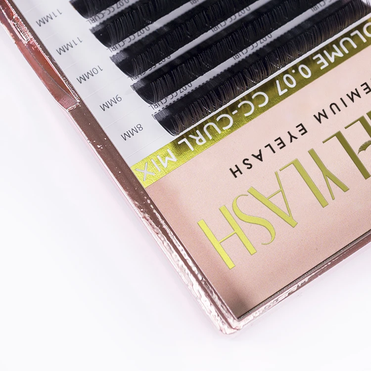COMELYLASH Hot Sale Eyelash 0.07 Mink Individual Eyelashes Individual Eyelash Extension Private Label and Real Mink Hand Made, Black
COMELYLASH Hot Sale Eyelash 0.07 Mink Individual Eyelashes Individual Eyelash Extension Private Label and Real Mink Hand Made, Black
