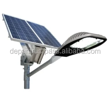 110W Solar Led Street/Road Light 10m pole IMO Series double arm