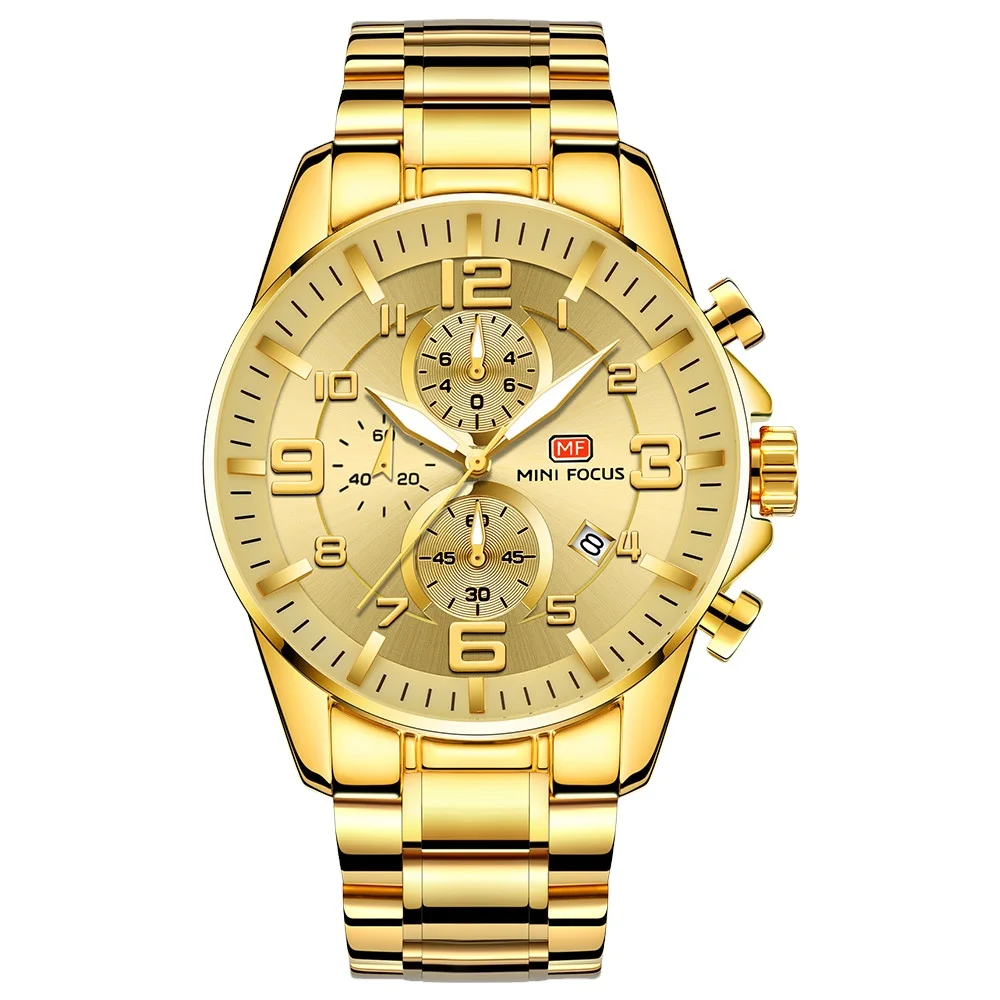 Manufacturer custom wholesale water multifunction sports watch for men Gold watch watches men wrist luxury
Manufacturer custom wholesale water multifunction sports watch for men Gold watch watches men wrist luxury
