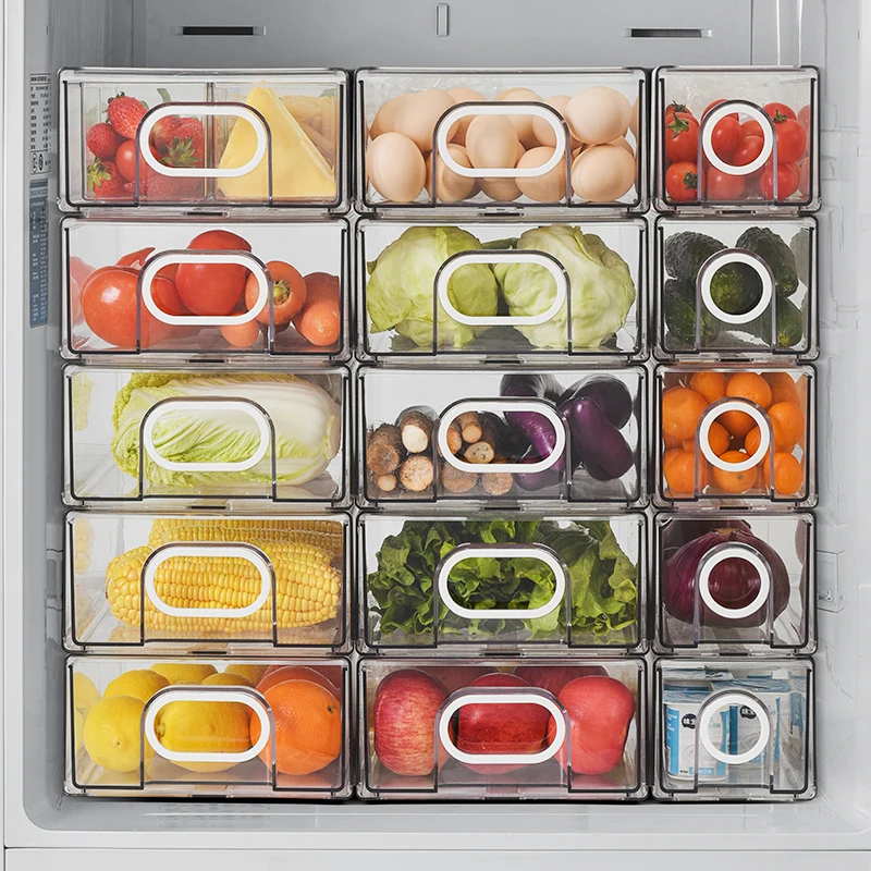 Kitchen Refrigerator Storage Box Superposed Kitchen Transparent Plastic PET Storage Rack Large Capacity Fresh-Keeping Box, Gold,white,green
Kitchen Refrigerator Storage Box Superposed Kitchen Transparent Plastic PET Storage Rack Large Capacity Fresh-Keeping Box, Gold,white,green