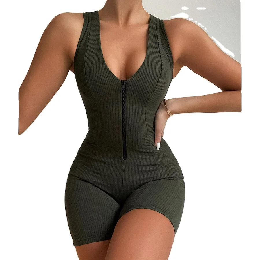 AYP1075 2021 New Arrivals Autumn Skinny Solid Ribbed Zipper Jumpsuit Women Jumpsuits Bodysuits
AYP1075 2021 New Arrivals Autumn Skinny Solid Ribbed Zipper Jumpsuit Women Jumpsuits Bodysuits