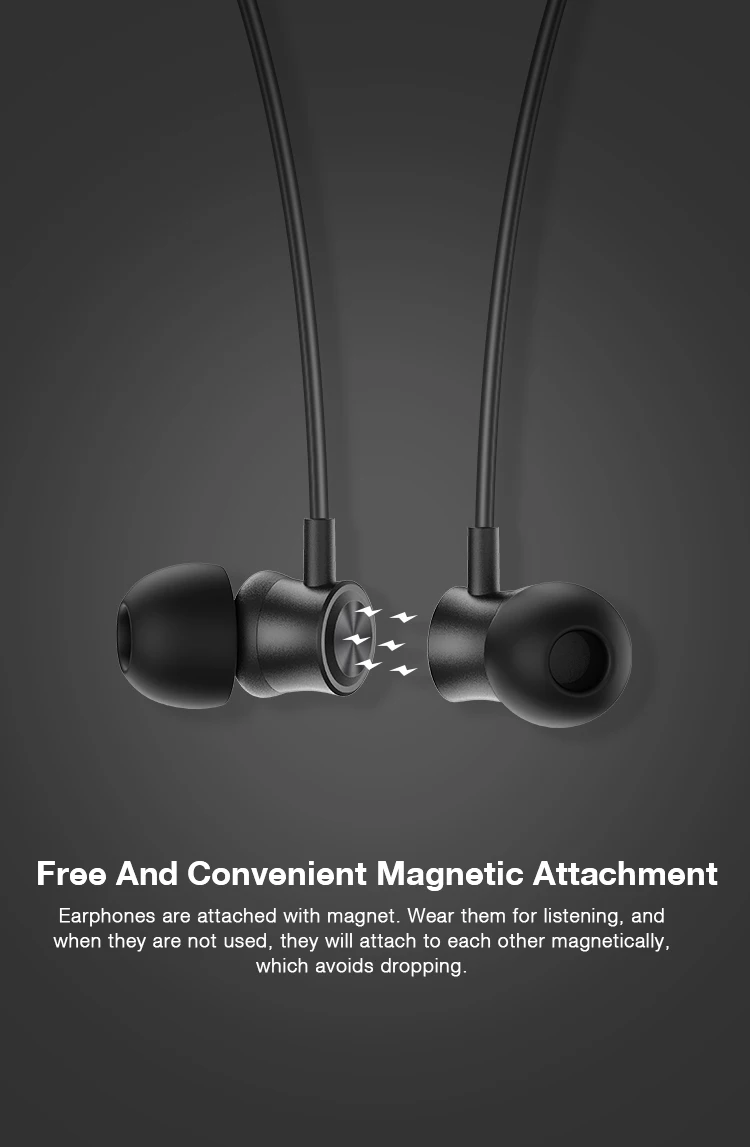 Blue'tooth Earbuds Wireless Earphones Sports Headphone 5.5H Talking Time Magnetic Lightweight - ANKUX.COM