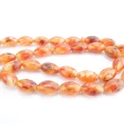 Necklaces Red Rosary 8x12 Rice Indonesia Dominic Kehribar Scent Red Amber 33 Muslim Rosary Beads