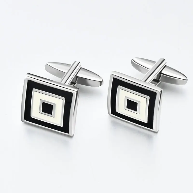 Kaidvll White Round Stripe Rectangle Round-wave Point Pattern Simple Sleeve Button Mens Cufflinks For Mens Business Accessories, Custom color
Kaidvll White Round Stripe Rectangle Round-wave Point Pattern Simple Sleeve Button Mens Cufflinks For Mens Business Accessories, Custom color